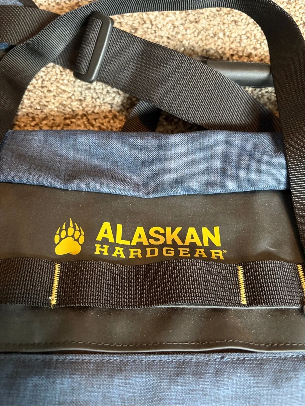 Alaskan Hardgear Navy and Black Men's Duffel Bag